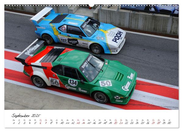 Produktbild: BMW M1 Procar (Wandkalender 2025 DIN A2 quer), CALVENDO Monatskalender