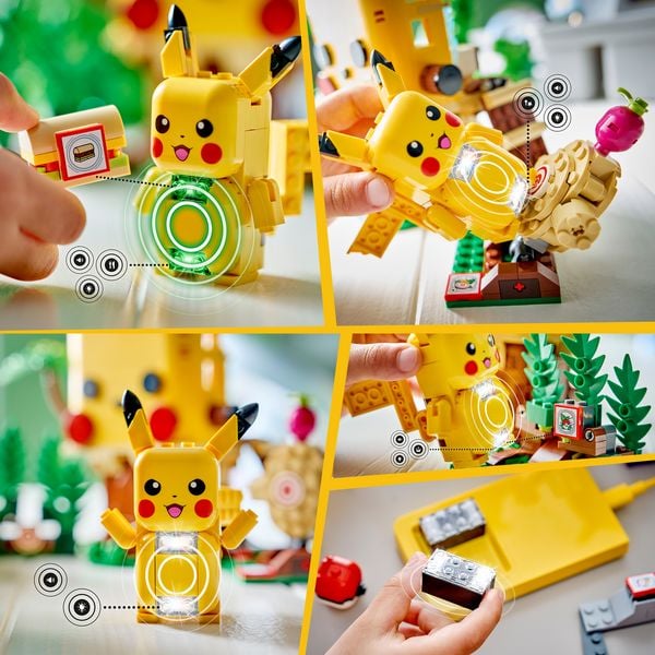 Produktbild: LEGO Pok&eacute;mon: SMART Play: Trainingshaus mit Pikachu All-in-1 Set 72164