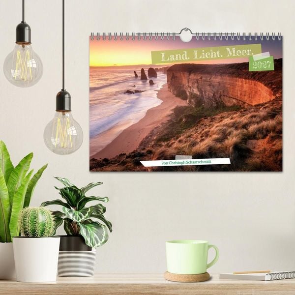 Produktbild: Land. Licht. Meer. (Wandkalender 2027 DIN A4 quer), CALVENDO Monatskalender