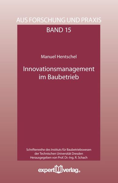 Produktbild: Innovationsmanagement im Baubetrieb