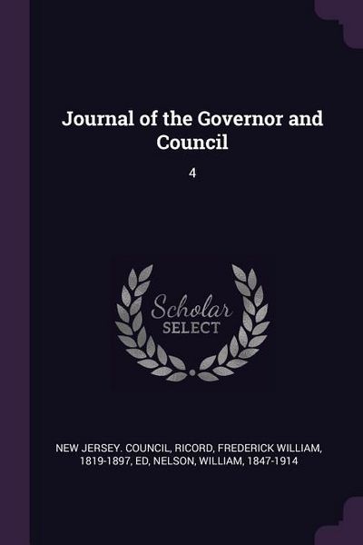 Produktbild: Journal of the Governor and Council