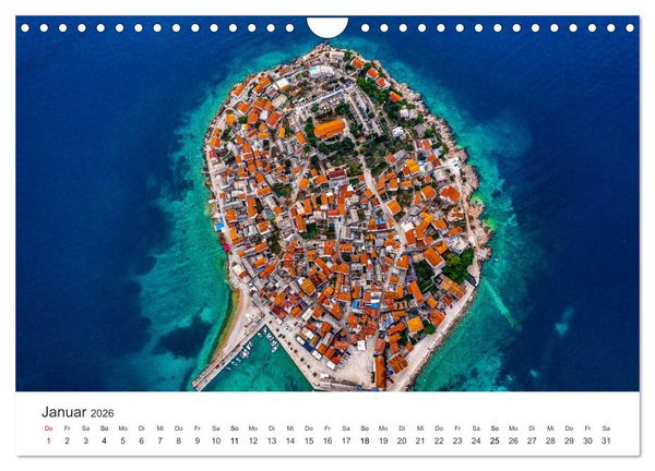 Produktbild: Malerisches Kroatien (Wandkalender 2026 DIN A4 quer), CALVENDO Monatskalender
