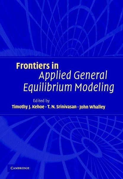 Produktbild: Frontiers in Applied General Equilibrium Modeling
