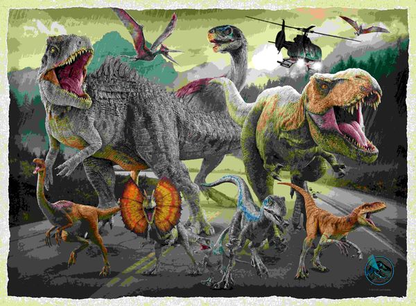 Produktbild: Kinderpuzzle 200 XXL Teile - Jurassic Park - Das Leben findet einen Weg