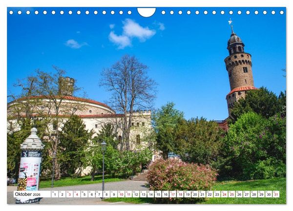 Produktbild: G&ouml;rlitz - Europas verborgene Sch&ouml;nheit an der Nei&szlig;e (Wandkalender 2026 DIN A4 quer), CALVENDO Monatskalender