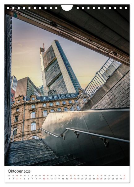 Produktbild: Frankfurt am Main, eine Stadt voller Magie (Wandkalender 2026 DIN A4 hoch), CALVENDO Monatskalender