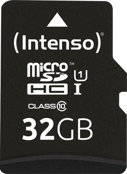 Produktbild: Intenso Professional microSDHC-Karte 32 GB Class 10, UHS-I inkl. SD-Adapter