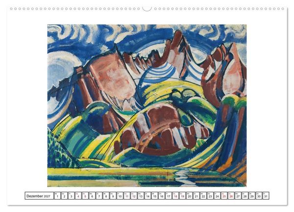 Produktbild: August Babberger (hochwertiger Premium Wandkalender 2027 DIN A2 quer), Kunstdruck in Hochglanz