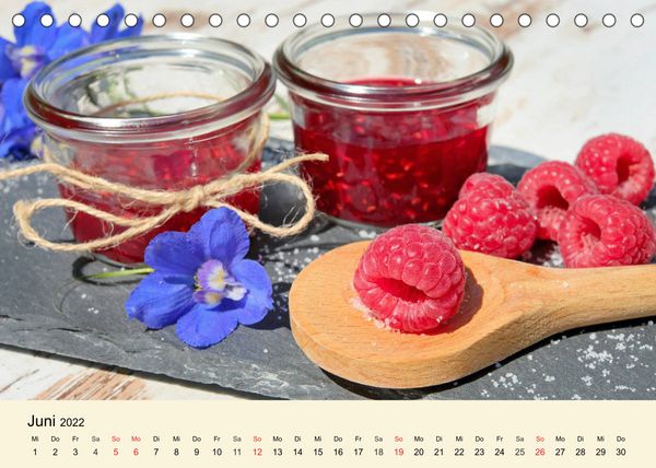 Produktbild: Marmelade schmeckt nicht nur auf dem Fr&uuml;hst&uuml;ckstisch! (Tischkalender 2022 DIN A5 quer)