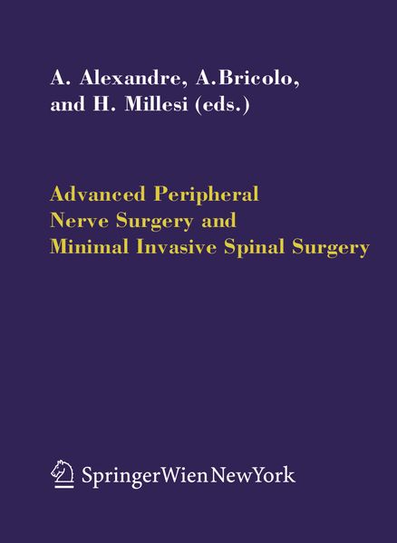 Produktbild: Advanced Peripheral Nerve Surgery and Minimal Invasive Spinal Surgery