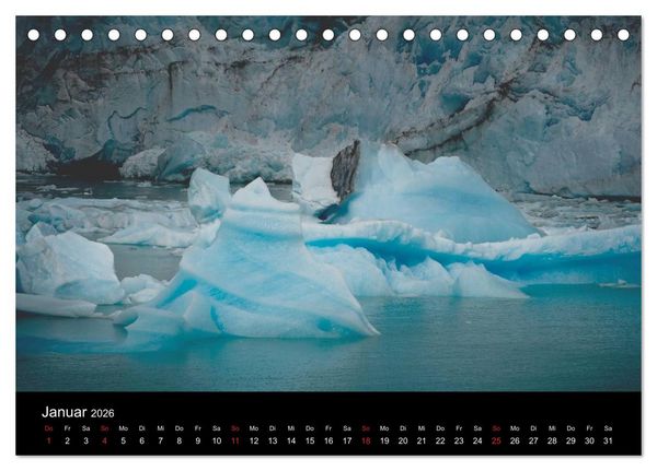 Produktbild: Patagonien 2026 Highlights von Manuela Seiler (Tischkalender 2026 DIN A5 quer), CALVENDO Monatskalender