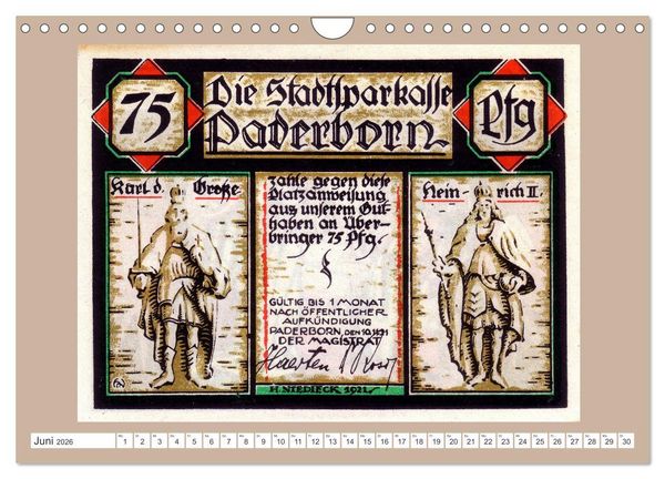Produktbild: Gru&szlig; aus Paderborn (Wandkalender 2026 DIN A4 quer), CALVENDO Monatskalender
