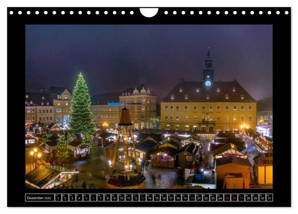 Produktbild: Annaberg im Erzgebirge (Wandkalender 2026 DIN A4 quer), CALVENDO Monatskalender