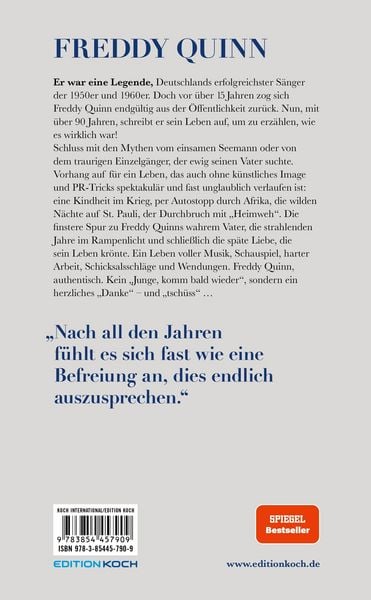 Produktbild: Freddy Quinn - Die Autobiografie