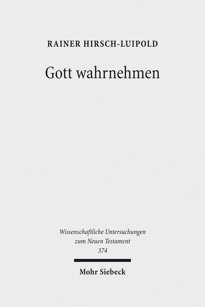 Produktbild: Gott wahrnehmen