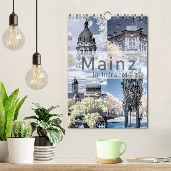 Produktbild: MAINZ IN INFRAROT (Wandkalender 2026 DIN A4 hoch), CALVENDO Monatskalender