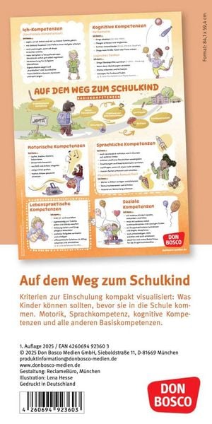 Produktbild: Schulf&auml;higkeit auf einen Blick: Basiskompetenzen und Vorl&auml;uferf&auml;higkeiten f&uuml;r einen guten Schulstart