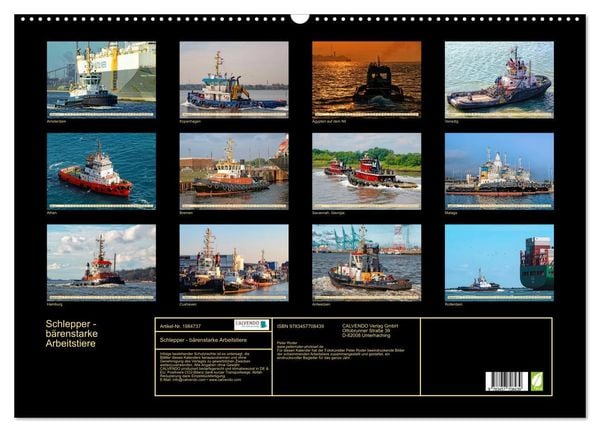 Produktbild: Schlepper - b&auml;renstarke Arbeitstiere (Wandkalender 2026 DIN A2 quer), CALVENDO Monatskalender