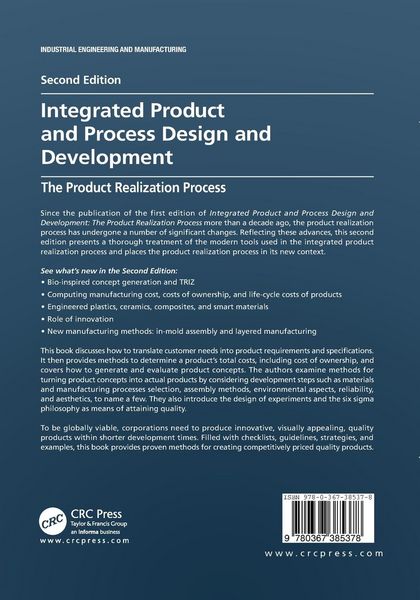 Produktbild: Integrated Product and Process Design and Development