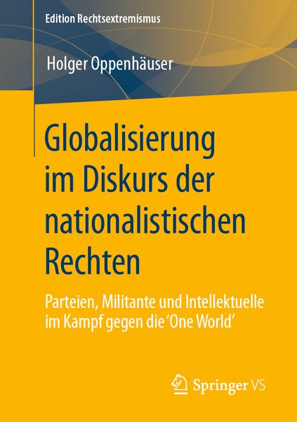 Produktbild: Globalisierung im Diskurs der nationalistischen Rechten