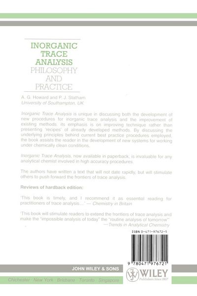 Produktbild: Inorganic Trace Analysis