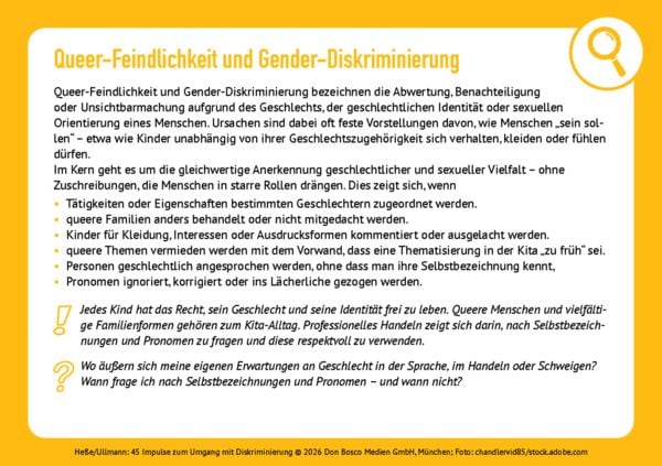 Produktbild: 45 Impulse zum Umgang mit Diskriminierung