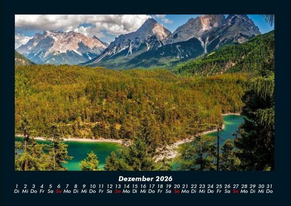 Produktbild: Die Seen der Erde 2026 Fotokalender DIN A4