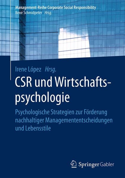Produktbild: CSR und Wirtschaftspsychologie