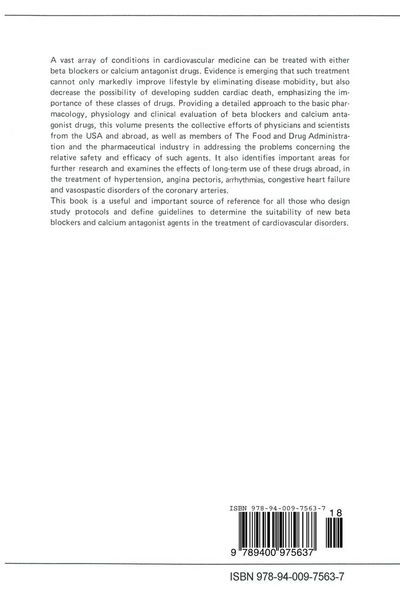 Produktbild: The Evaluation of Beat Blocker and Calcium Antagonist Drugs