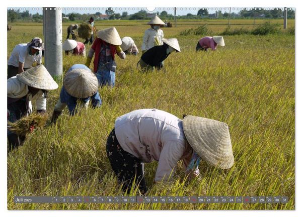 Produktbild: Menschen in Vietnam (Wandkalender 2026 DIN A2 quer), CALVENDO Monatskalender