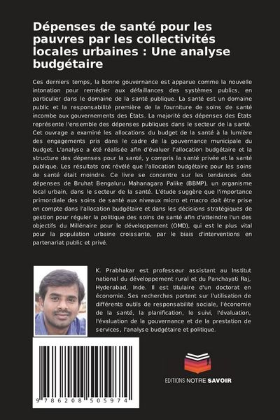 Produktbild: D&eacute;penses de sant&eacute; pour les pauvres par les collectivit&eacute;s locales urbaines : Une analyse budg&eacute;taire