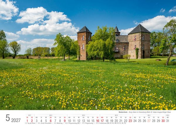 Produktbild: Niederrhein 2027 Bildkalender A3 Spiralbindung