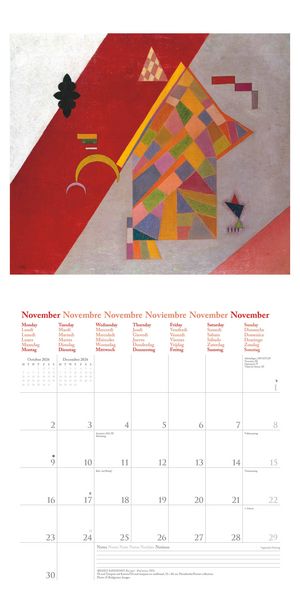 Bauhaus 2023 - Wand-Kalender - Broschüren-Kalender - 30x30 - 30x60 Geöffnet - Kunst-Kalender (GRID CALENDAR