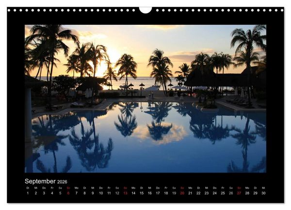 Produktbild: Mauritius - traumhaft und unvergesslich (Wandkalender 2026 DIN A3 quer), CALVENDO Monatskalender
