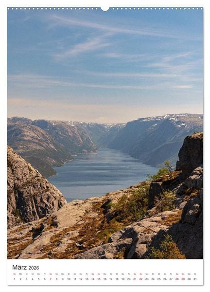 Produktbild: Norwegen - Perle des Nordens (hochwertiger Premium Wandkalender 2026 DIN A2 hoch), Kunstdruck in Hochglanz