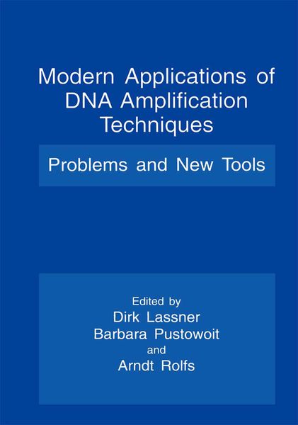 Produktbild: Modern Applications of DNA Amplification Techniques