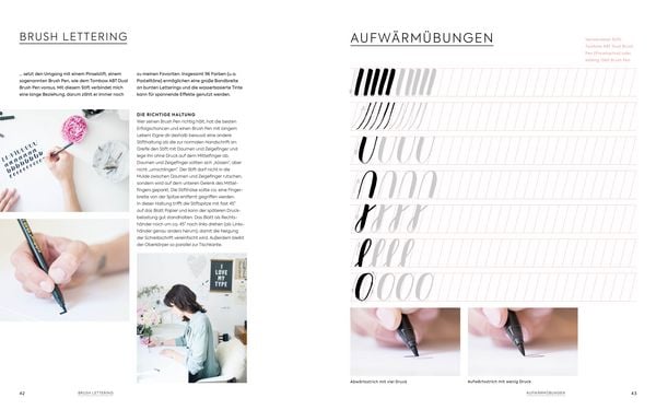 Produktbild: Handlettering Alphabete – Das Übungsheft