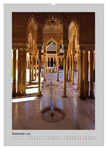 Produktbild: Andalusien - Bekanntes und Unbeachtetes (Wandkalender 2026 DIN A2 hoch), CALVENDO Monatskalender