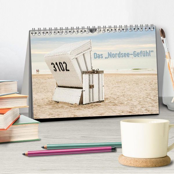 Produktbild: Das "Nordsee-Gef&uuml;hl" (Tischkalender 2026 DIN A5 quer), CALVENDO Monatskalender