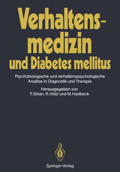 Produktbild: Verhaltensmedizin und Diabetes mellitus