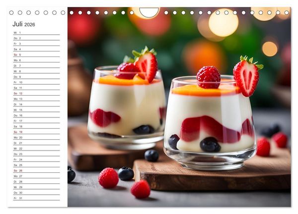 Produktbild: Buongusto Italia - Ein Jahr voller italienischer KI K&ouml;stlichkeiten (Wandkalender 2026 DIN A4 quer), CALVENDO Monatskalender