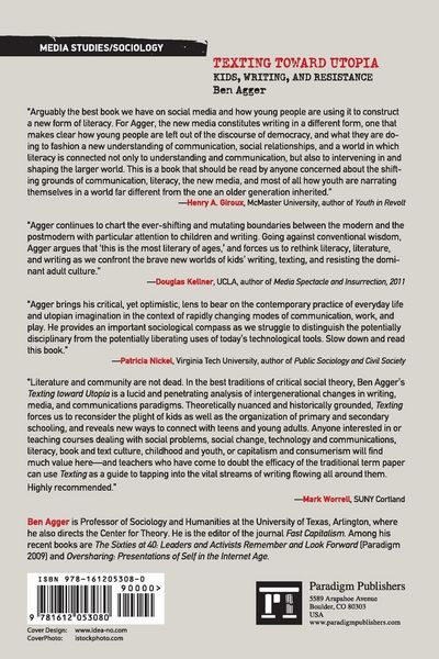 Produktbild: Texting Toward Utopia