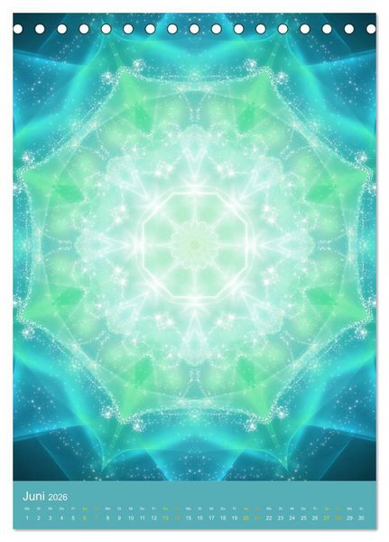 Produktbild: Lichtvolle Mandalas (Tischkalender 2026 DIN A5 hoch), CALVENDO Monatskalender