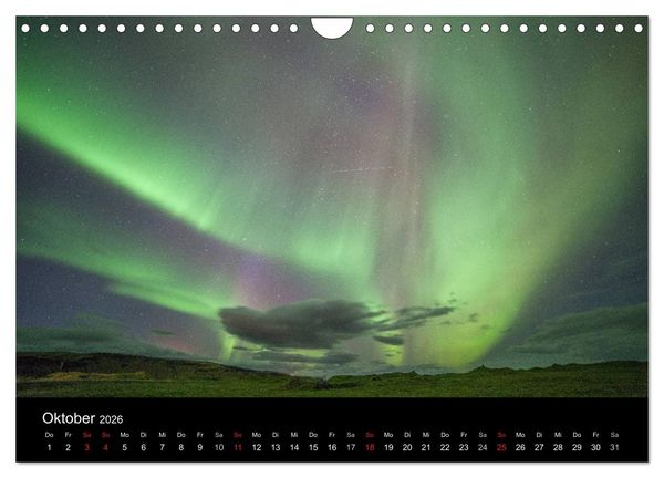 Produktbild: Island - Iceland - &Iacute;sland (Wandkalender 2026 DIN A4 quer), CALVENDO Monatskalender