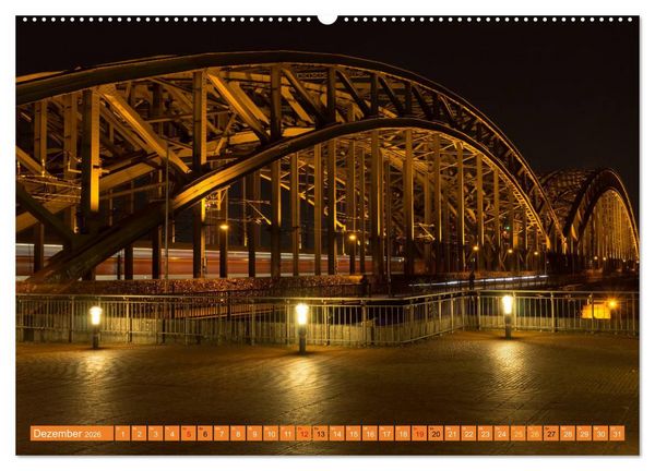 Produktbild: Br&uuml;cken im deutschsprachigen Raum (hochwertiger Premium Wandkalender 2026 DIN A2 quer), Kunstdruck in Hochglanz