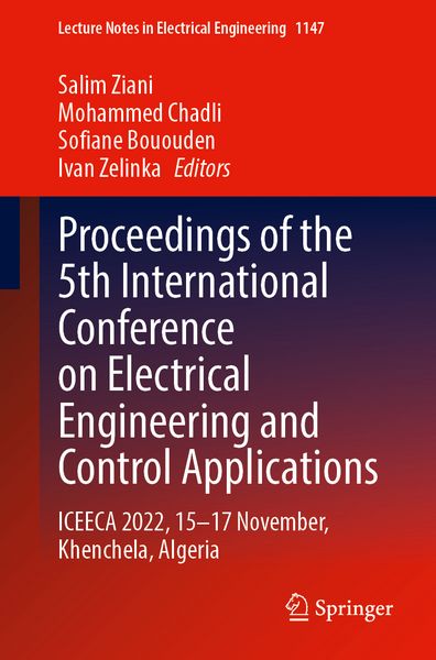 Produktbild: Proceedings of the 5th International Conference on Electrical Engineering and Control Applications&ndash;Volume 1