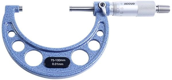 Produktbild: Accud 1599710 B&uuml;gelmessschraube 100mm (max) Ablesung: 0.01mm DIN 863-1