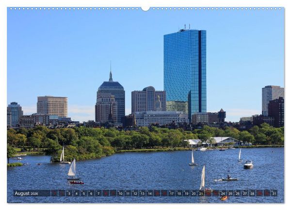 Produktbild: Boston - Stadt der Kontraste (hochwertiger Premium Wandkalender 2026 DIN A2 quer), Kunstdruck in Hochglanz