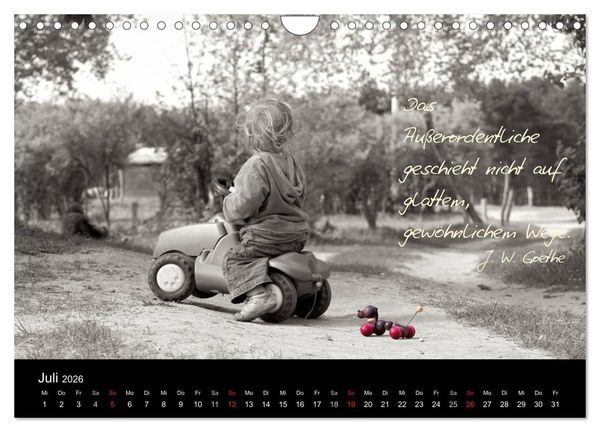 Produktbild: Poetische Wege (Wandkalender 2026 DIN A4 quer), CALVENDO Monatskalender