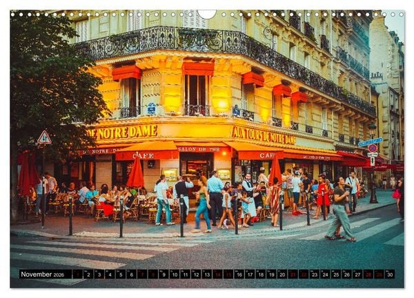 Produktbild: Paris Bistros (Wandkalender 2026 DIN A3 quer), CALVENDO Monatskalender